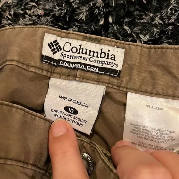 Columbia capri pants 10 - Picture 5 of 6